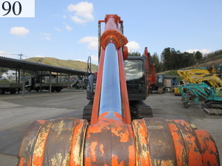 中古建設機械 中古 日立建機 HITACHI 油圧ショベル・バックホー ０．４－０．５立米 ZX135US-3