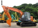 中古建設機械 中古 日立建機 HITACHI 油圧ショベル・バックホー ０．４－０．５立米 ZX135USK-3