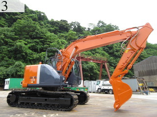 中古建設機械 中古 日立建機 HITACHI 油圧ショベル・バックホー ０．４－０．５立米 ZX135USK-3
