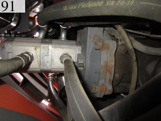 中古建設機械 中古 日立建機 HITACHI 油圧ショベル・バックホー ０．４－０．５立米 ZX135USK-3