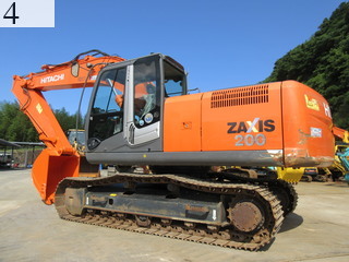 中古建設機械 中古 日立建機 HITACHI 油圧ショベル・バックホー ０．７－０．９立米 ZX200-3