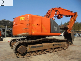 中古建設機械 中古 日立建機 HITACHI 林業機械 グラップル・ウインチ・排土板 ZX225USR