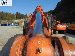 中古建設機械 中古 日立建機 HITACHI 林業機械 グラップル・ウインチ・排土板 ZX225USR