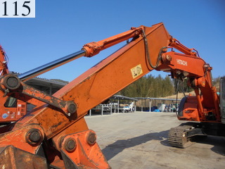 中古建設機械 中古 日立建機 HITACHI 林業機械 グラップル・ウインチ・排土板 ZX225USR
