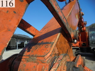 中古建設機械 中古 日立建機 HITACHI 林業機械 グラップル・ウインチ・排土板 ZX225USR