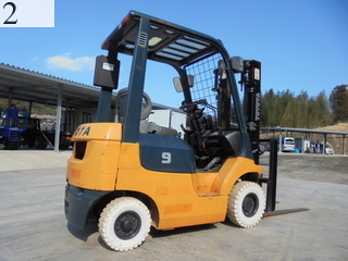 中古建設機械 中古 豊田自動織機 TOYOTA フォークリフト ディーゼルエンジン 02-7FD10