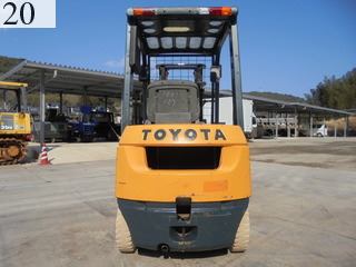 中古建設機械 中古 豊田自動織機 TOYOTA フォークリフト ディーゼルエンジン 02-7FD10