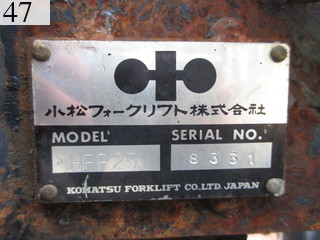 Used Construction Machine Used KOMATSU KOMATSU Forklift Diesel engine FD20-11