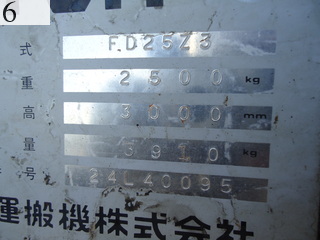Used Construction Machine Used TCM TCM Forklift Diesel engine FD25Z3