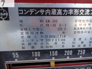 Used Construction Machine Used MATSUSHITA MATSUSHITA Generator Welder YK-306G-2