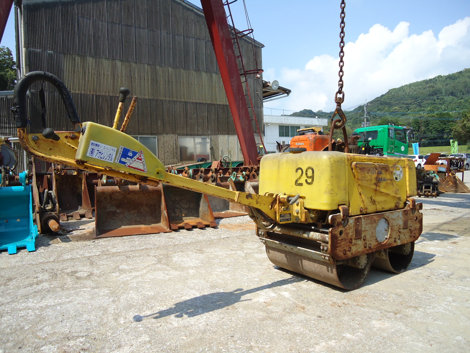Used Construction Machine Used SAKAI SAKAI Roller Hand guide rollers HV50ST