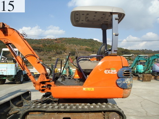 中古建設機械 中古 日立建機 HITACHI 油圧ショベル・バックホー ０．１立米以下 EX25-2