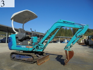 中古建設機械 中古 クボタ KUBOTA 油圧ショベル・バックホー ０．１立米以下 K-015