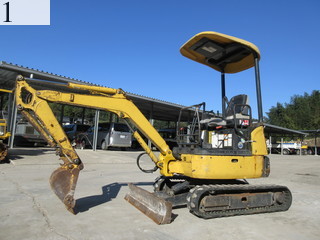 中古建設機械 中古 コマツ KOMATSU 油圧ショベル・バックホー ０．１立米以下 PC18MR-2