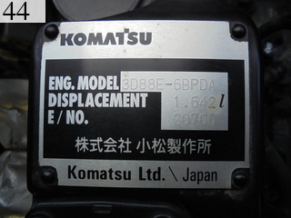 Used Construction Machine Used KOMATSU KOMATSU Excavator ~0.1m3 PC30MR-3