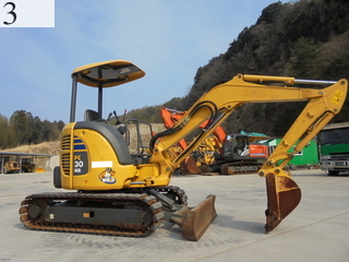 中古建設機械 中古 コマツ KOMATSU 油圧ショベル・バックホー ０．１立米以下 PC30MR-3