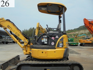 中古建設機械 中古 コマツ KOMATSU 油圧ショベル・バックホー ０．１立米以下 PC30MR-3
