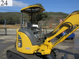 中古建設機械 中古 コマツ KOMATSU 油圧ショベル・バックホー ０．１立米以下 PC30MR-3
