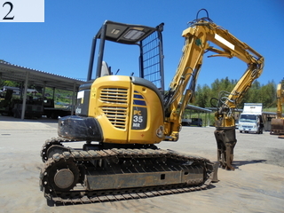 中古建設機械 中古 コマツ KOMATSU 解体機 ミニモク PC35MR-2