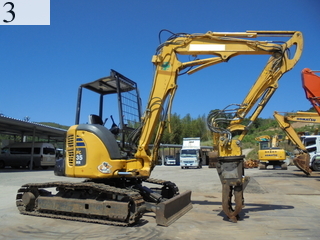 中古建設機械 中古 コマツ KOMATSU 解体機 ミニモク PC35MR-2