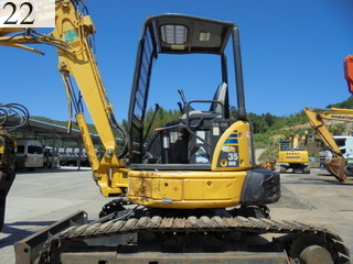 中古建設機械 中古 コマツ KOMATSU 解体機 ミニモク PC35MR-2