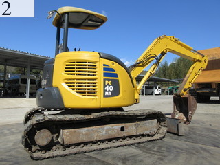 中古建設機械 中古 コマツ KOMATSU 油圧ショベル・バックホー ０．２－０．３立米 PC40MR-2