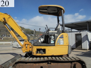 中古建設機械 中古 コマツ KOMATSU 油圧ショベル・バックホー ０．２－０．３立米 PC40MR-2