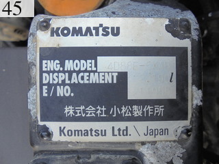 中古建設機械 中古 コマツ KOMATSU 油圧ショベル・バックホー ０．２－０．３立米 PC40MR-2