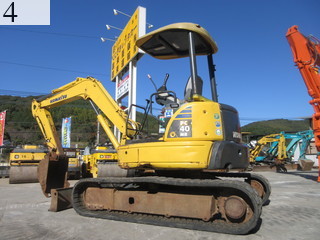 中古建設機械 中古 コマツ KOMATSU 油圧ショベル・バックホー ０．２－０．３立米 PC40MR-2