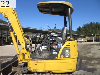 中古建設機械 中古 コマツ KOMATSU 油圧ショベル・バックホー ０．２－０．３立米 PC40MR-2