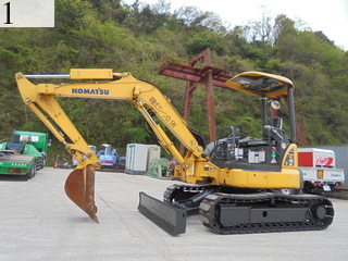 中古建設機械 中古 コマツ KOMATSU 油圧ショベル・バックホー ０．２－０．３立米 PC40MR-3