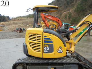 中古建設機械 中古 コマツ KOMATSU 油圧ショベル・バックホー ０．２－０．３立米 PC40MR-3