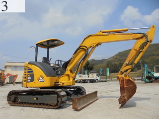 中古建設機械 中古 コマツ KOMATSU 油圧ショベル・バックホー ０．２－０．３立米 PC40MR-3