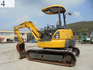 中古建設機械 中古 コマツ KOMATSU 油圧ショベル・バックホー ０．２－０．３立米 PC40MR-3