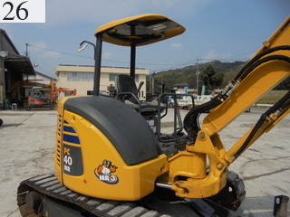 中古建設機械 中古 コマツ KOMATSU 油圧ショベル・バックホー ０．２－０．３立米 PC40MR-3