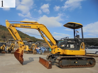 中古建設機械 中古 コマツ KOMATSU 油圧ショベル・バックホー ０．２－０．３立米 PC40MR-3