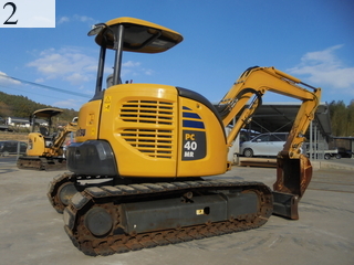 中古建設機械 中古 コマツ KOMATSU 油圧ショベル・バックホー ０．２－０．３立米 PC40MR-3