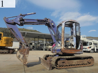 中古建設機械 中古 コマツ KOMATSU 油圧ショベル・バックホー ０．２－０．３立米 PC50UU-2E