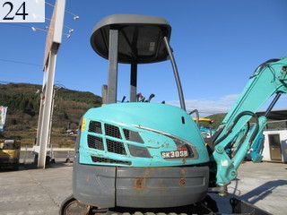 中古建設機械 中古 コベルコ建機 KOBELCO 油圧ショベル・バックホー ０．１立米以下 SK30SR-5