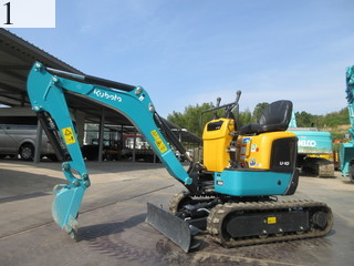中古建設機械 中古 クボタ KUBOTA 油圧ショベル・バックホー ０．１立米以下 U-10-5