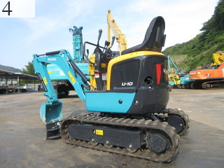中古建設機械 中古 クボタ KUBOTA 油圧ショベル・バックホー ０．１立米以下 U-10-5
