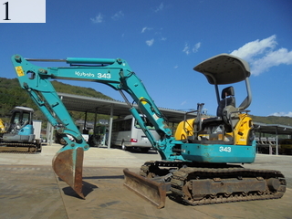 中古建設機械 中古 クボタ KUBOTA 油圧ショベル・バックホー ０．１立米以下 U-30-3S