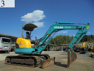 中古建設機械 中古 クボタ KUBOTA 油圧ショベル・バックホー ０．１立米以下 U-30-3S