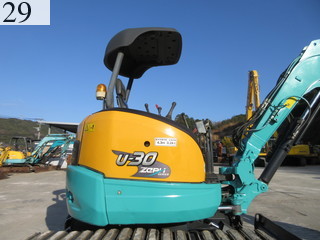 中古建設機械 中古 クボタ KUBOTA 油圧ショベル・バックホー ０．１立米以下 U-30-5