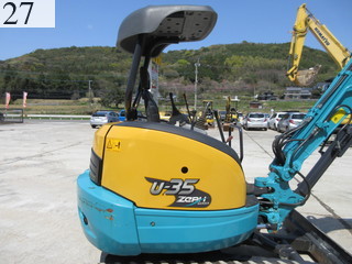 中古建設機械 中古 クボタ KUBOTA 油圧ショベル・バックホー ０．１立米以下 U-35-5
