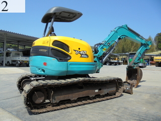 中古建設機械 中古 クボタ KUBOTA 油圧ショベル・バックホー ０．２－０．３立米 U-40-5