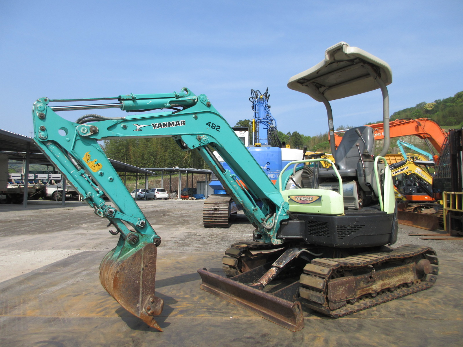 中古建設機械 中古 ヤンマーディーゼル YANMAR 油圧ショベル・バックホー ０．１立米以下 ViO20-3