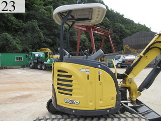 中古建設機械 中古 ヤンマーディーゼル YANMAR 油圧ショベル・バックホー ０．１立米以下 ViO30-6
