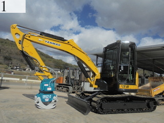 中古建設機械 中古 ヤンマーディーゼル YANMAR 林業機械 グラップル・ウインチ・排土板 ViO50-5