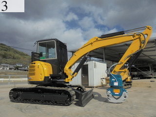 中古建設機械 中古 ヤンマーディーゼル YANMAR 林業機械 グラップル・ウインチ・排土板 ViO50-5